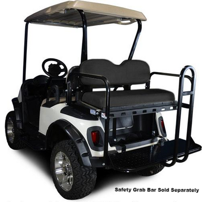 Rear Flip Seat Kit for EZGO RXV - BLACK