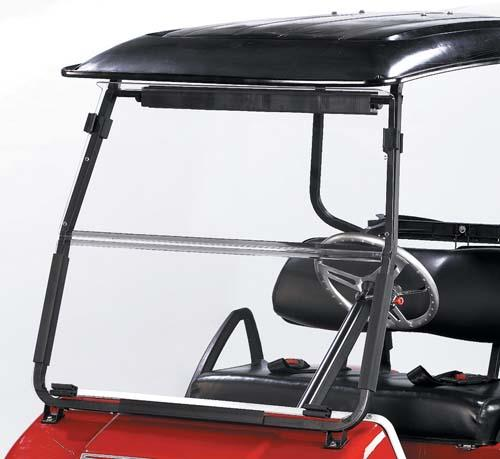 Club Car DS 2000+ Fold Down Acrylic Windshield - Clear
