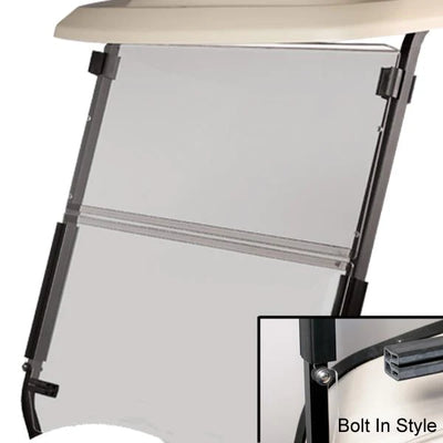 EzGo RXV Fold Down Acrylic Windshield - Tinted