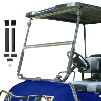 Red Dot Clear Folding Windshield Yamaha G14-G16-G19 - 1995-02