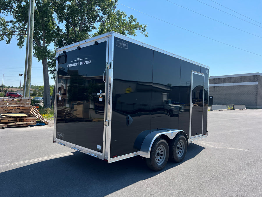 2026 Lightning 7x14 Aluminum Frame Enclosed Trailer