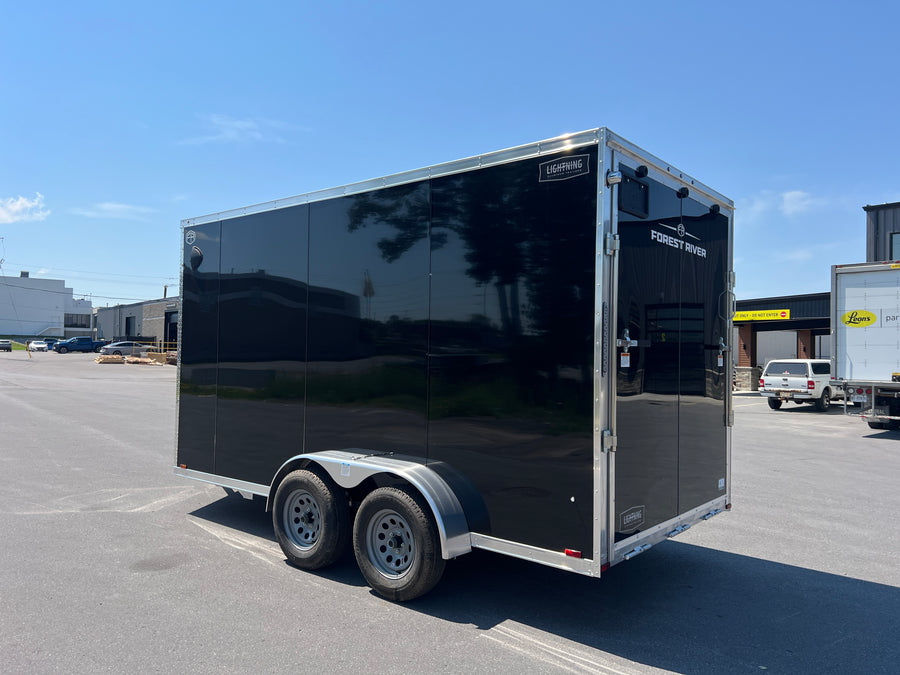 2026 Lightning 7x14 Aluminum Frame Enclosed Trailer