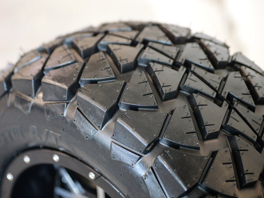 12" GTW Vortex Matte/Silver with 22" Timberwolf A/T (Set of 4)