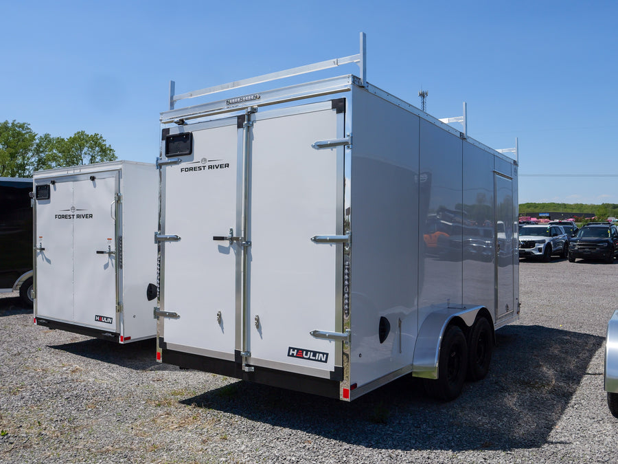 2027 Haulin 7x16 Enclosed Trailer with Ladder Racks