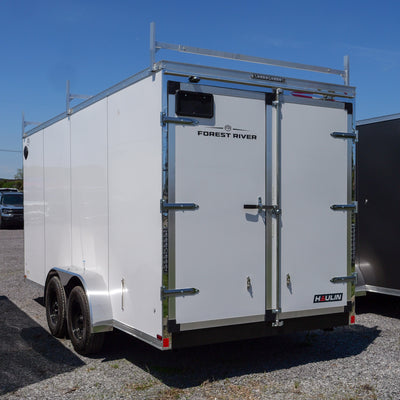 2027 Haulin 7x16 Enclosed Trailer with Ladder Racks