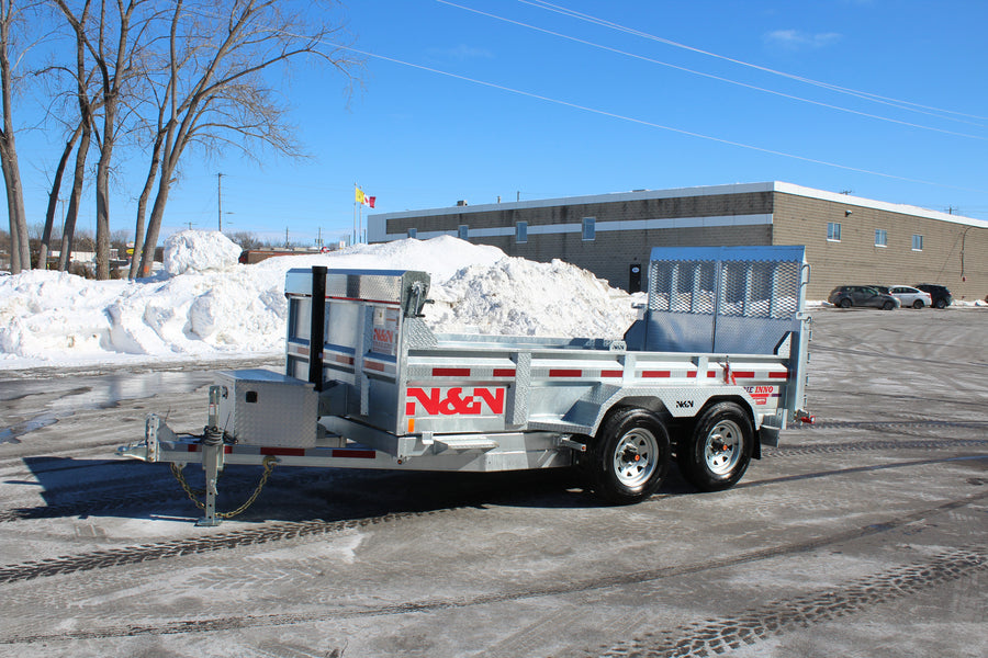 ON ORDER - 2026 N & N 6x12 Dump Trailer with Combo-Gate - STOD5-612G205-L