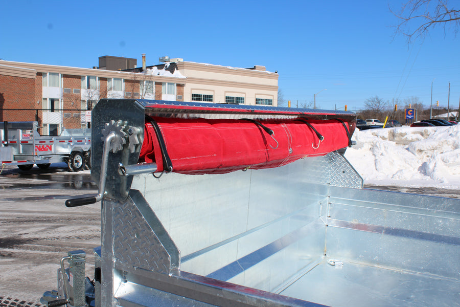 ON ORDER - 2026 N & N 6x12 Dump Trailer with Combo-Gate - STOD5-612G205-L