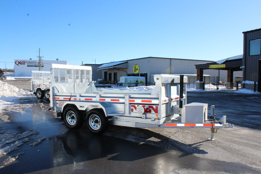 ON ORDER - 2026 N & N 6x12 Dump Trailer with Combo-Gate -STOD5-612G205-L