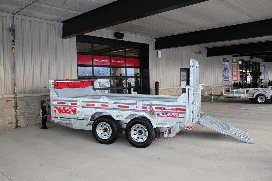 ON ORDER - 2026 N & N 6x12 Dump Trailer with Combo-Gate STOD5-612G205-L