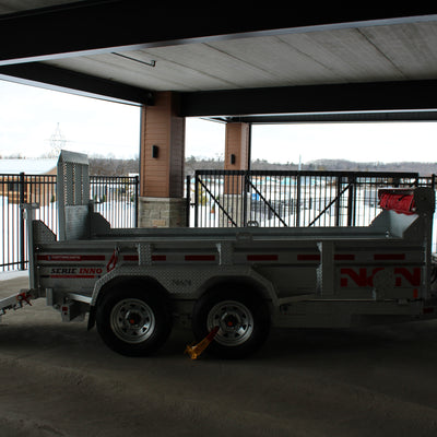 ON ORDER - 2026 N & N 6x12 Dump Trailer with Combo-Gate STOD5-612G205-L
