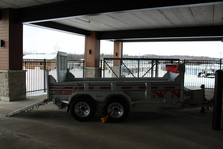 ON ORDER - 2026 N & N 6x12 Dump Trailer with Combo-Gate STOD5-612G205-L