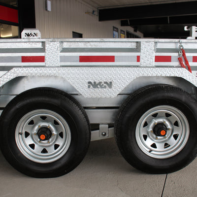 ON ORDER - 2026 N & N 6x12 Dump Trailer with Combo-Gate STOD5-612G205-L