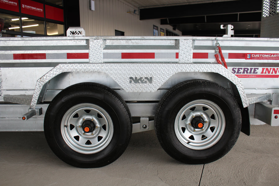 ON ORDER - 2026 N & N 6x12 Dump Trailer with Combo-Gate STOD5-612G205-L