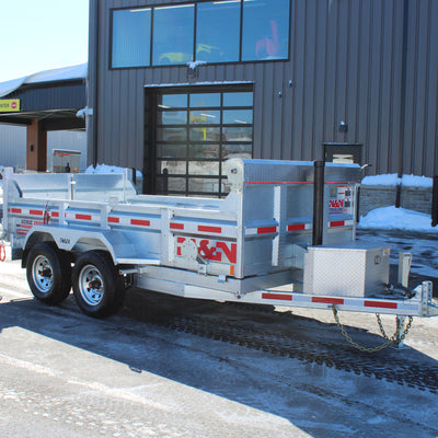 ON ORDER - 2026 N & N 6x12 Dump Trailer - STOD5-612G205