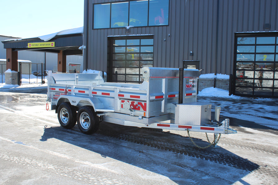 ON ORDER - 2026 N & N 6x12 Dump Trailer - STOD5-612G205
