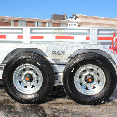 ON ORDER - 2026 N & N 7x14 Dump Trailer with Combo-Gate - STOD5-714G207-L