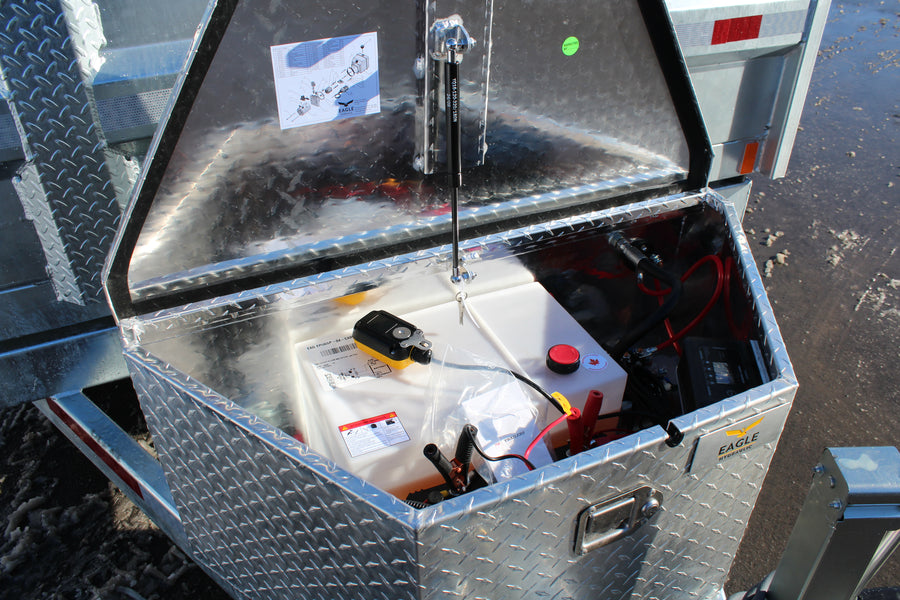 ON ORDER - 2026 N & N 7x14 Dump Trailer with Combo-Gate - STOD5-714G207-L