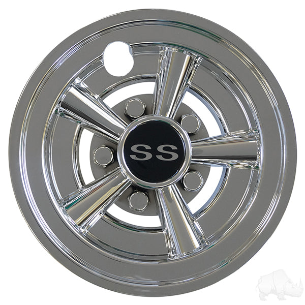 Wheel Cover, 8" SS Chrome (SOLD INDIVIDUALLY)