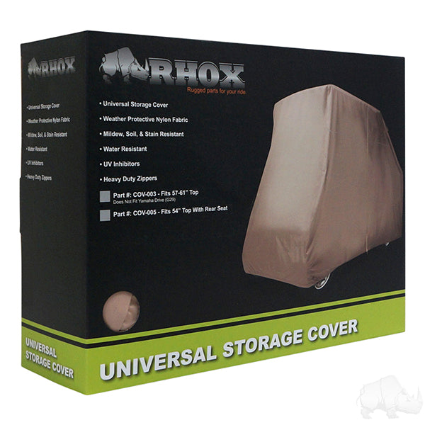 4-Passenger RHOX Storage Cover, Car w/ Rear Seat, Nylon
