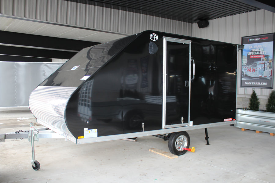 2026 Ameralite 8.5x12 Hybrid Snowmobile Trailer - ABSTX8512SA-96