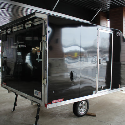 2026 Ameralite 8.5x12 Hybrid Snowmobile Trailer - ABSTX8512SA-96