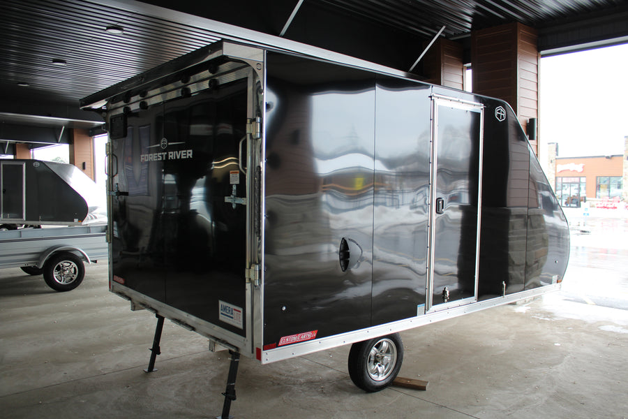 2026 Ameralite 8.5x12 Hybrid Snowmobile Trailer - ABSTX8512SA-96