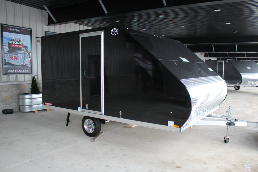 2026 Ameralite 8.5x12 Hybrid Snowmobile Trailer - ABSTX8512SA-96