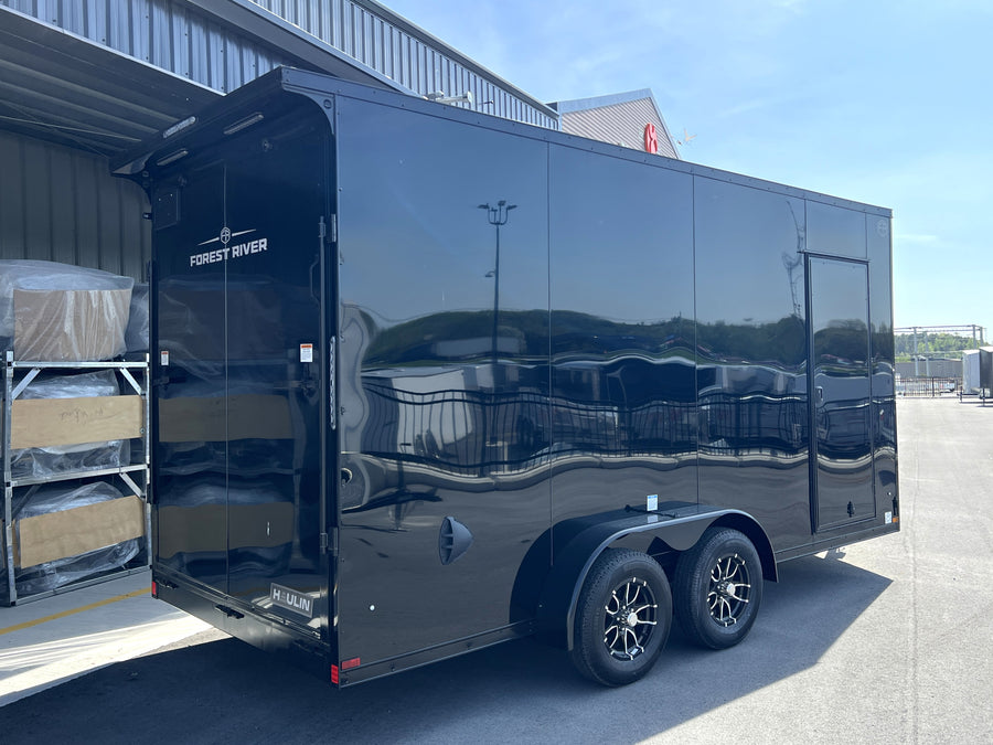 2026 Haulin 7x16 Enclosed UTV Trailer with UPGRADED SIDE DOOR