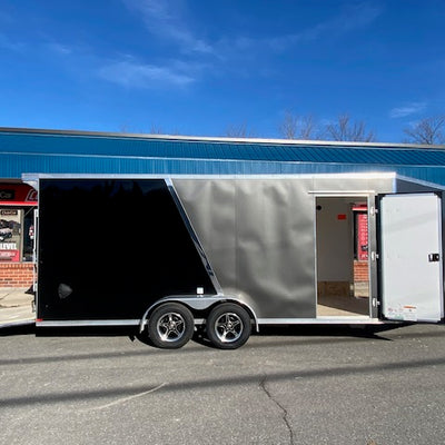 2024 Ameralite 7x23 Drive In/Out Snowmobile Trailer