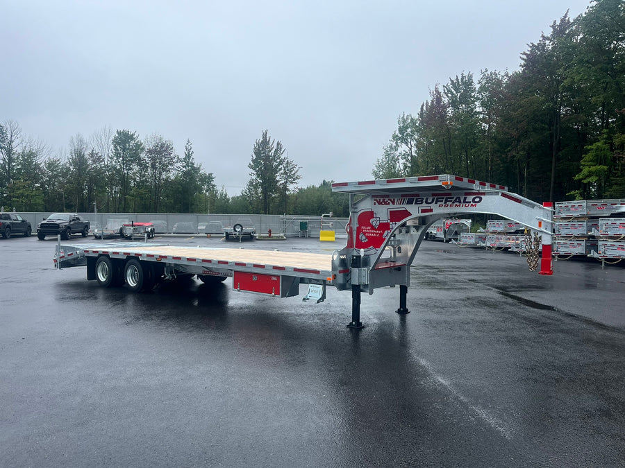 ARRIVING SOON - 2026 N & N Buffalo Premium 25'+5' Gooseneck Equipment Trailer