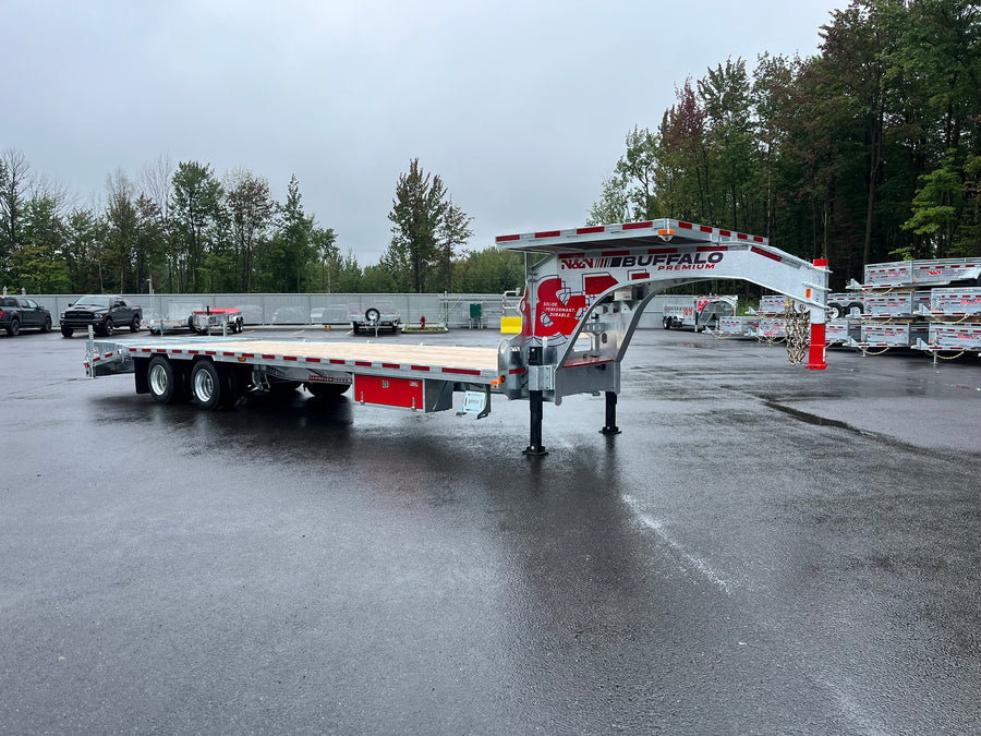 ARRIVING SOON - 2026 N & N Buffalo Premium 25'+5' Gooseneck Equipment Trailer