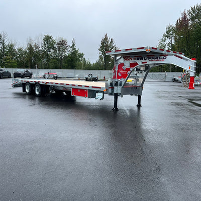 ARRIVING SOON - 2026 N & N Buffalo Premium 25'+5' Gooseneck Equipment Trailer