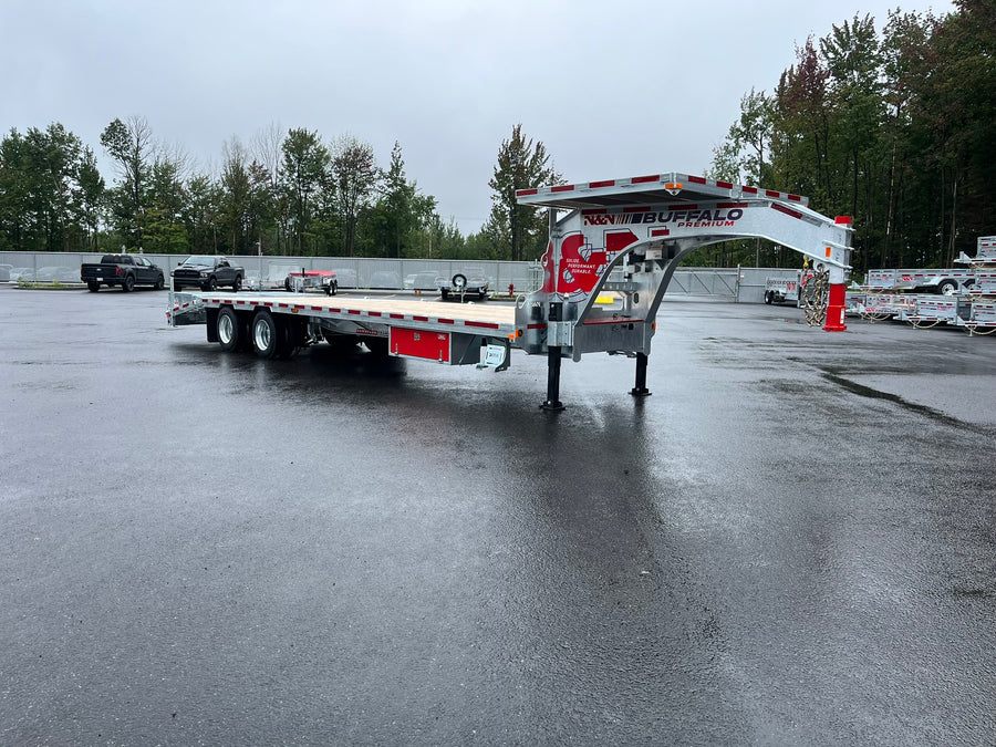 ARRIVING SOON - 2026 N & N Buffalo Premium 25'+5' Gooseneck Equipment Trailer