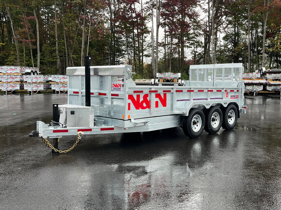 ON ORDER - 2026 N & N 7x16 Dump Trailer - TORD6-716G307-L
