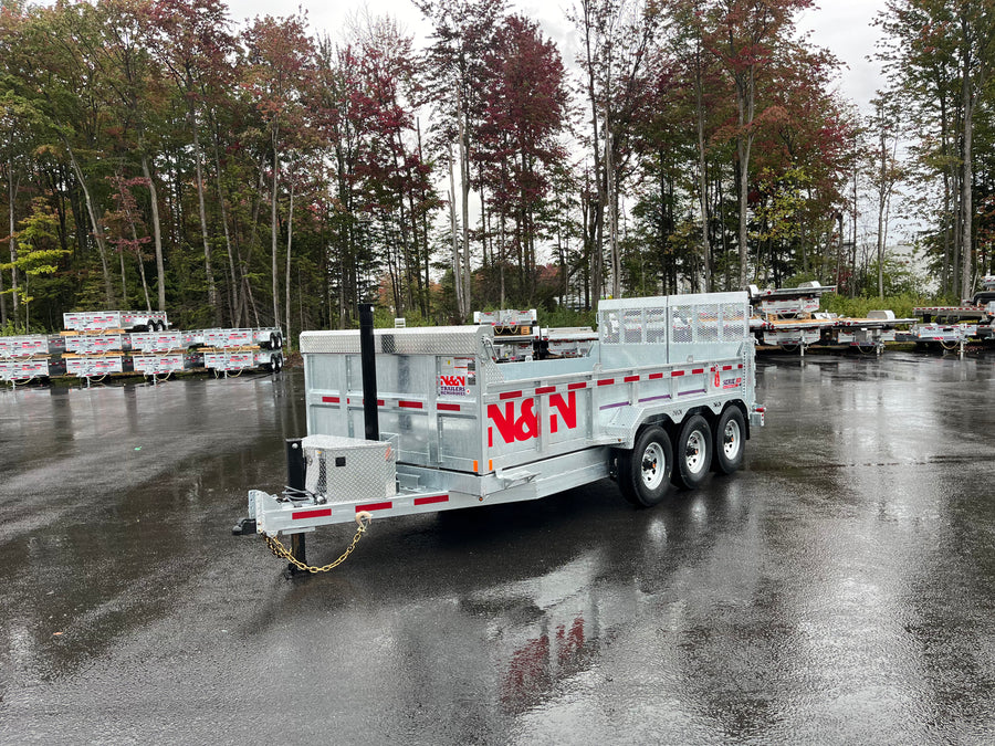 ON ORDER - 2026 N & N 7x16 Dump Trailer - TORD6-716G307-L