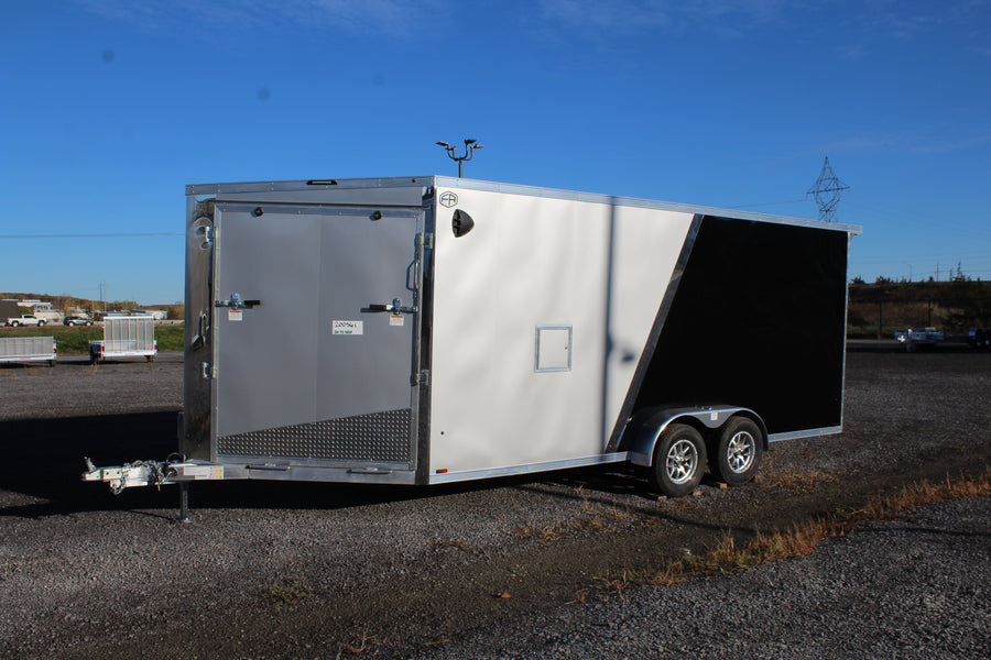 2026 Ameralite Aluminum Drive In/Out Snowmobile Trailer - ADXST723TA2-96