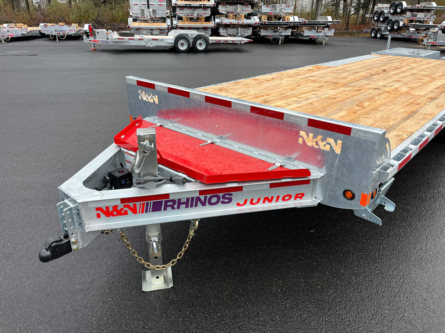 2026 N & N Rhino Jr. 20+5 Deckover Equipment Trailer