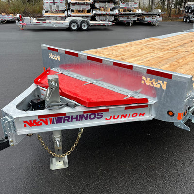 2026 N & N Rhino Jr. 20+4' Deckover Equipment Trailer