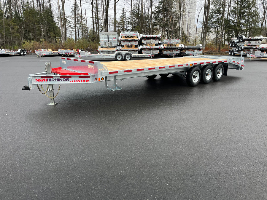 2026 N & N Rhino Jr. 20+4' Deckover Equipment Trailer