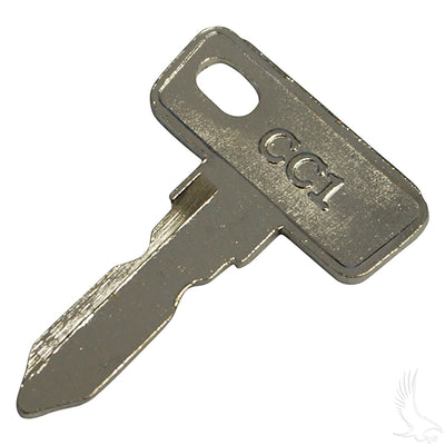 Key, Club Car Gas & Electric 83.5+ Including Precedent