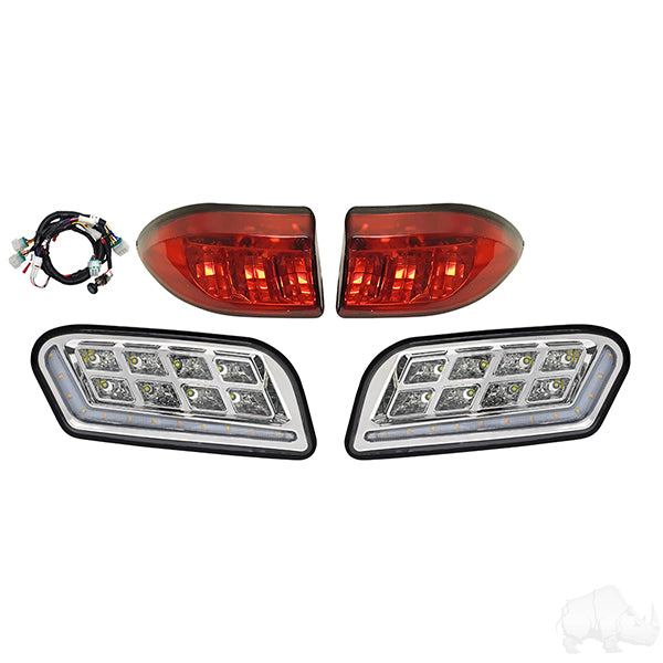 RHOX LED Light Kit w/Sequential Accent Lights, Club Car Tempo, 12-48V