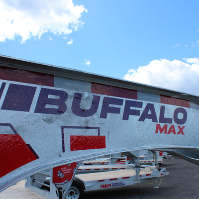 2024 N&N Buffalo Max Flat Deck Trailer - BUFMAX225G24KD