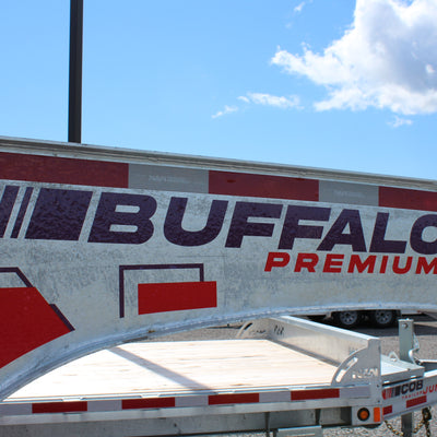 2024 N&N Buffalo Premium Flat Deck Trailer -  BUFPRE255G30KD3