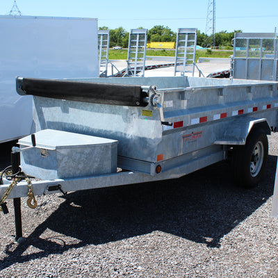 2024 Triumph 5x10 Galvanized Dump Trailer - GD1-SAE5x10-52