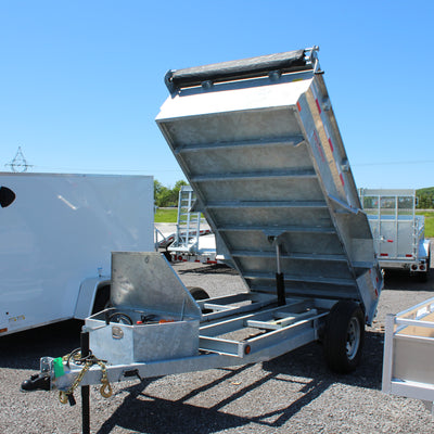 2024 Triumph 5x10 Galvanized Dump Trailer - GD1-SAE5x10-52