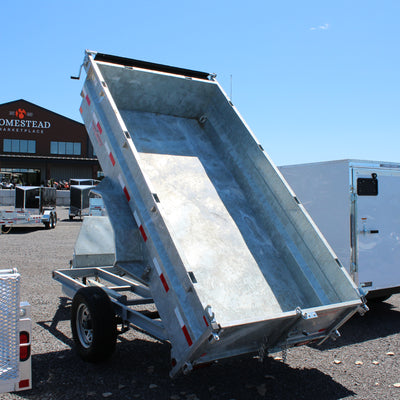 2024 Triumph 5x10 Galvanized Dump Trailer - GD1-SAE5x10-52