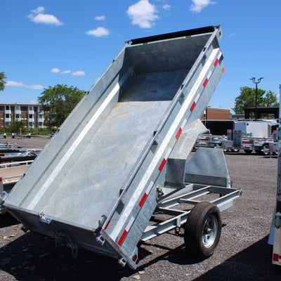 2024 Triumph 5x10 Galvanized Dump Trailer - GD1-SAE5x10-52