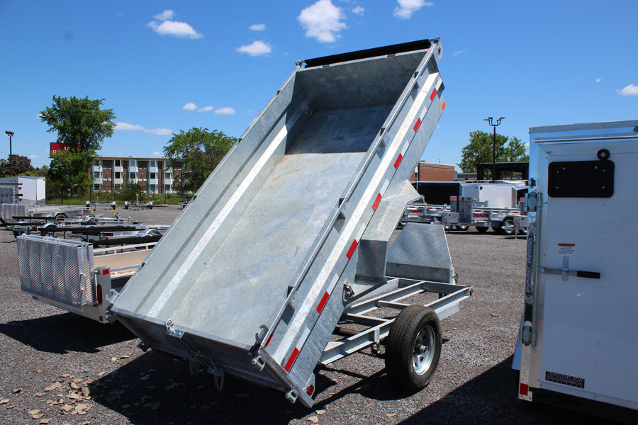 2024 Triumph 5x10 Galvanized Dump Trailer - GD1-SAE5x10-52