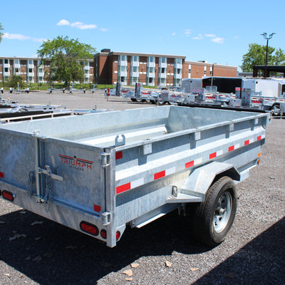 2024 Triumph 5x10 Galvanized Dump Trailer - GD1-SAE5x10-52