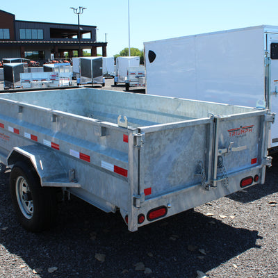 2024 Triumph 5x10 Galvanized Dump Trailer - GD1-SAE5x10-52